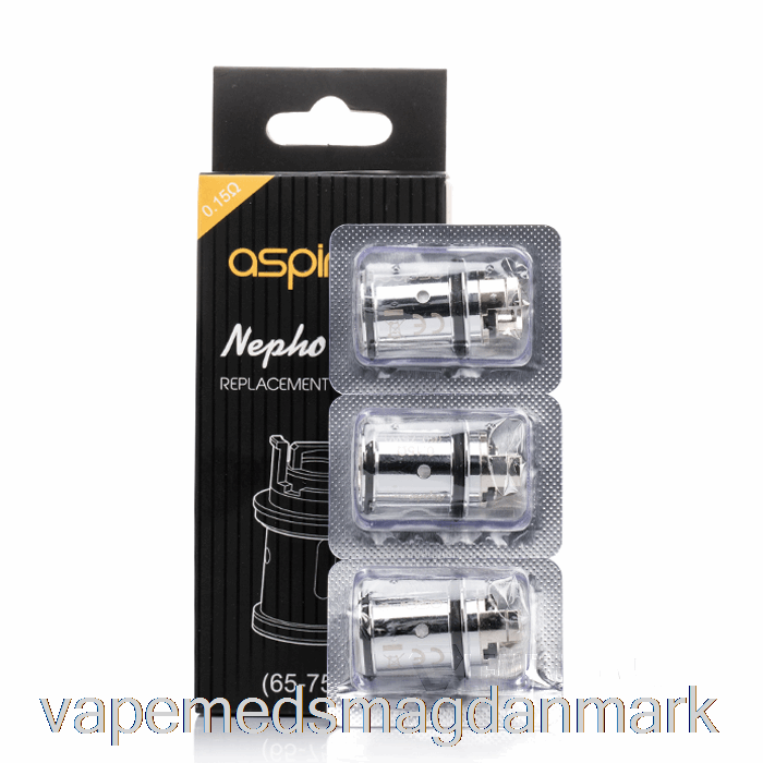 Engangs Vape Danmark Aspire Nepho Erstatningsspoler 0,15ohm Mesh Coils